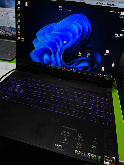 Laptop gaming ASUS TUF A15, AMD Ryzen™ 7 7735HS, RTX 4060, 32GB RAM Kingston, 1.5TB SSD