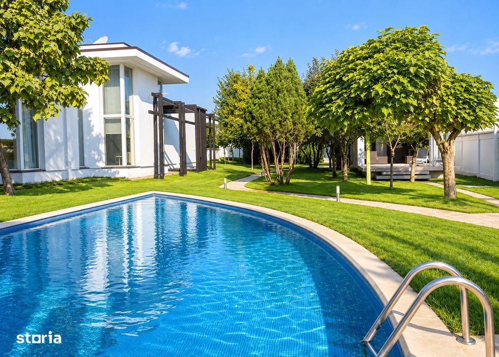 Private Estate langa Bucuresti | Vila, Piscina & Sport Court