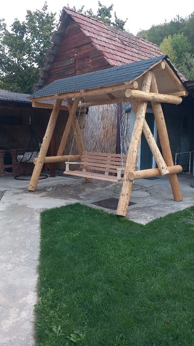 Balansoar din lemn masiv