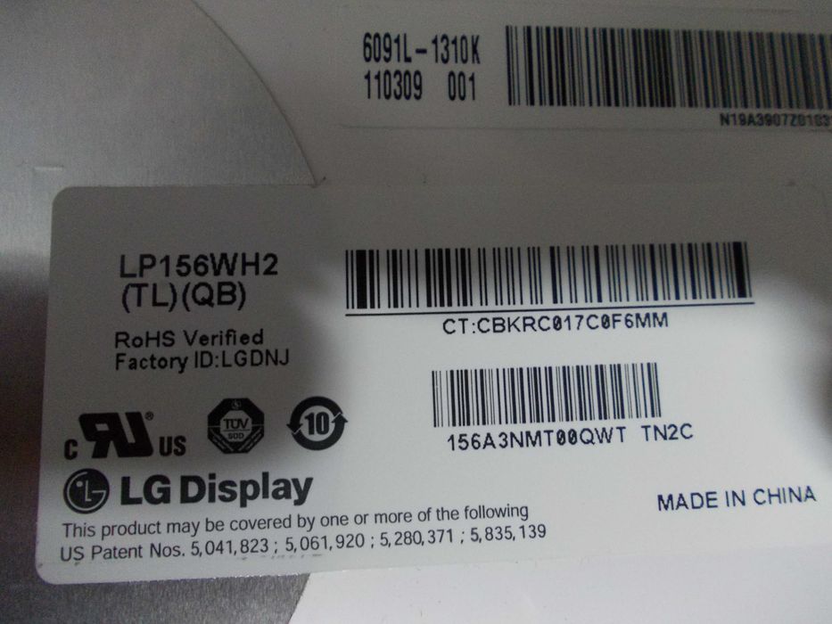 Display LG laptop diagonala 15