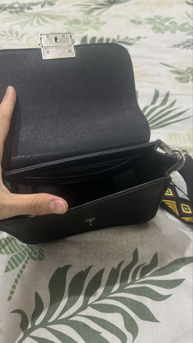 Сумка сафиян черный