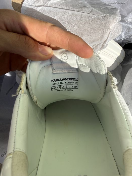 Karld Lagerfeld K/Monogram Kapri White