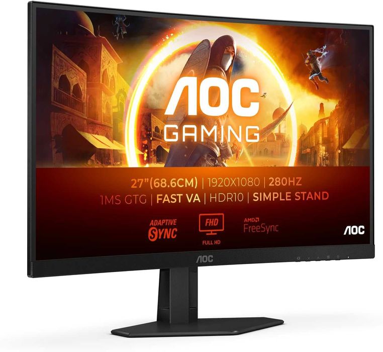 AOC Gaming C27G4ZXED Monitor Gaming Curbat 280Hz