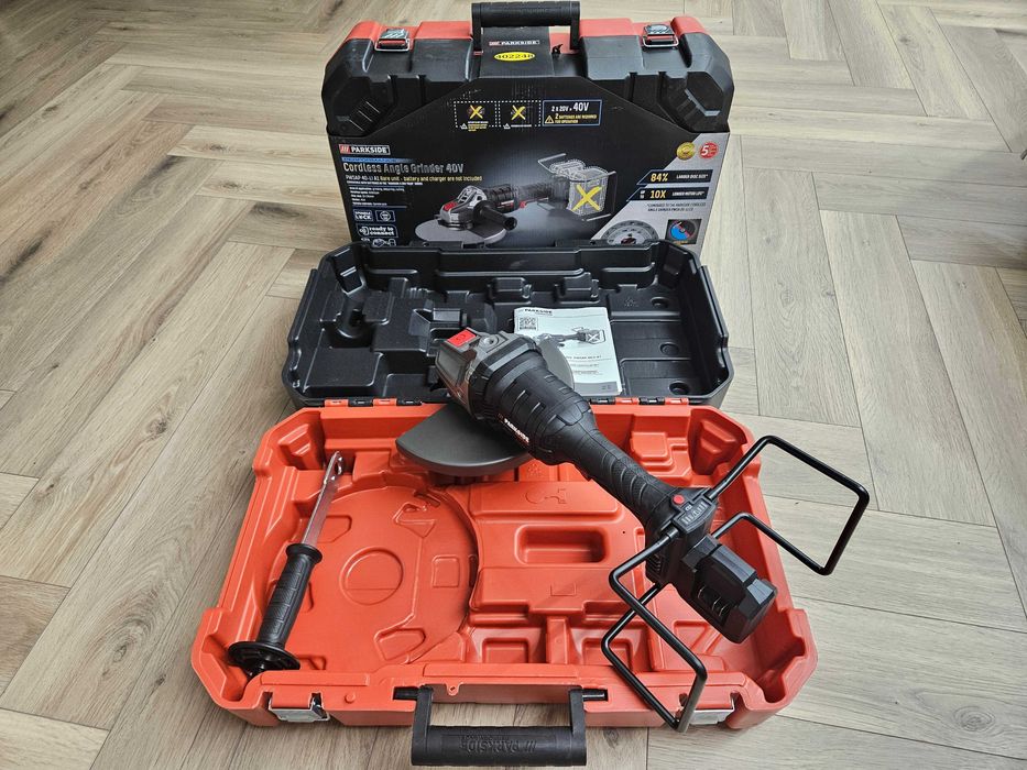 Нов ъглошлайф 230mm Parkside Performance за 2 батерии 40V