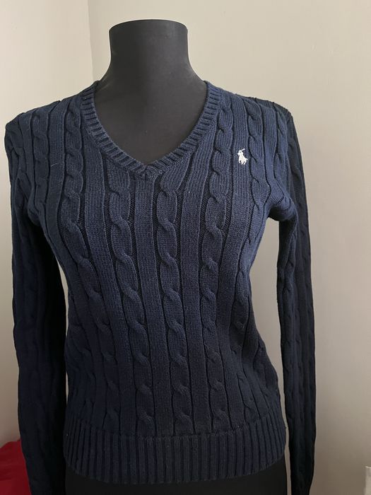 Дамки пуловер Polo Ralph Lauren, ХС, син