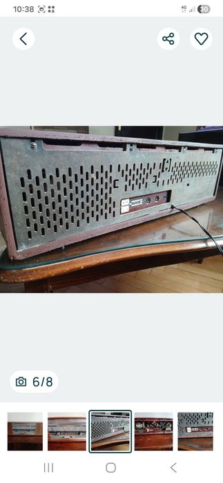 Aparate de radio vechi   cu lămpi..