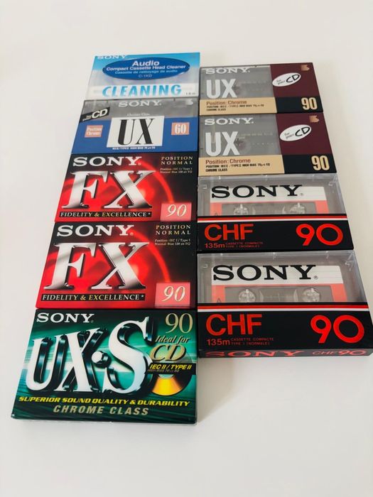 Lot de casete Sony noi sigilate