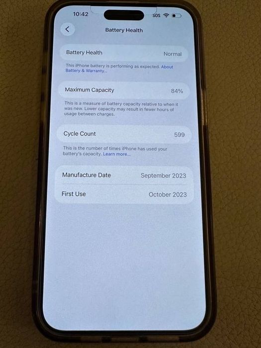 Vand iphone 15 pro max