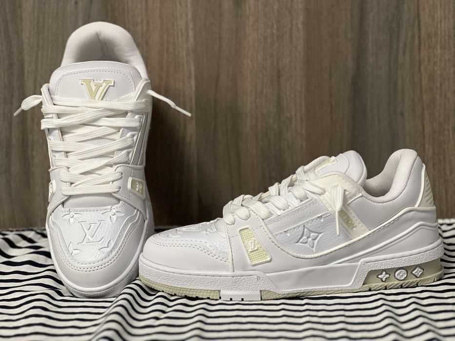 Louis Vuitton Trainers Alb-Negru *NOI* 40-45