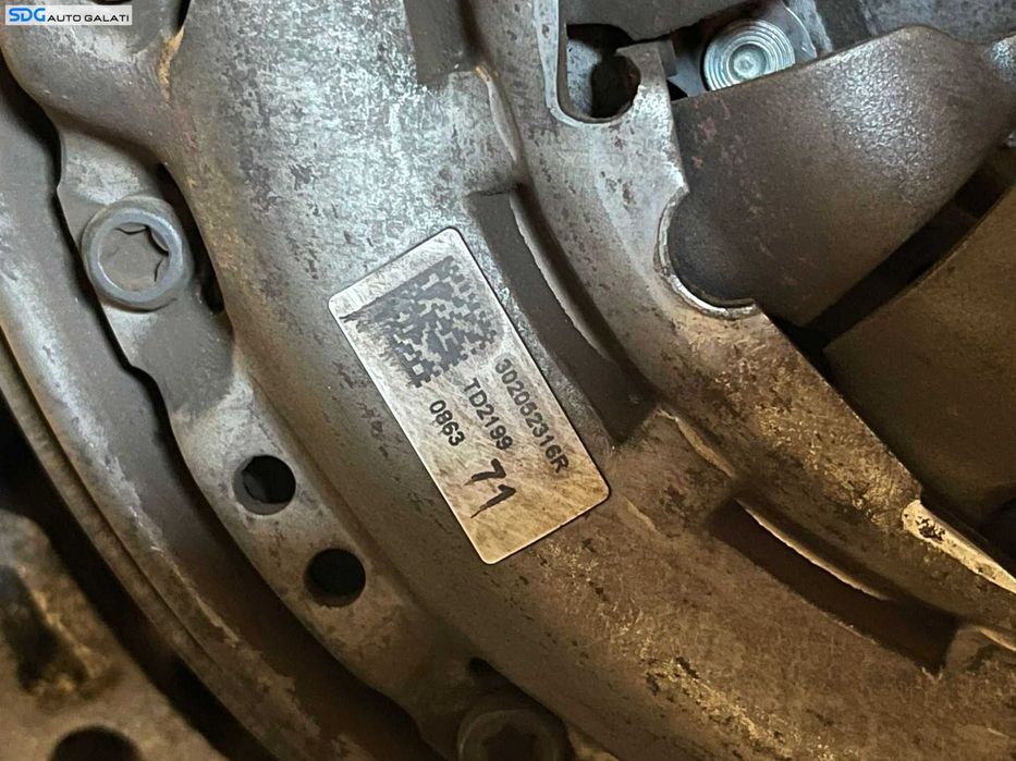 Volanta Masa Dubla Placa Presiune Ambreiaj Renault Scenic 3 1.5 DCI 2009 - 2016 Cod 302052316R [C1134]