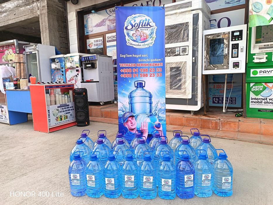 18,9 Filtirlangan suv