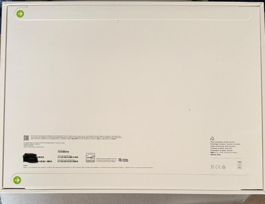 apple MacBook Air 15.3 /M5/32GB/1TB