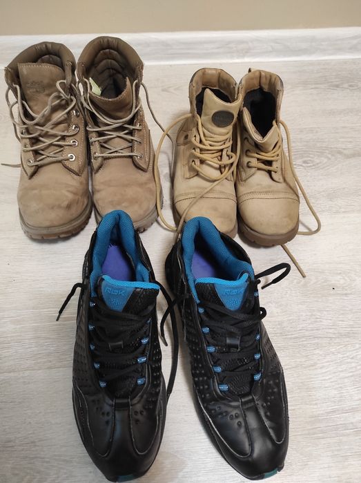 Намалям- Боти(GEOX-N:35),боти Timberland-N:38,маратонки Reebok-N:38
