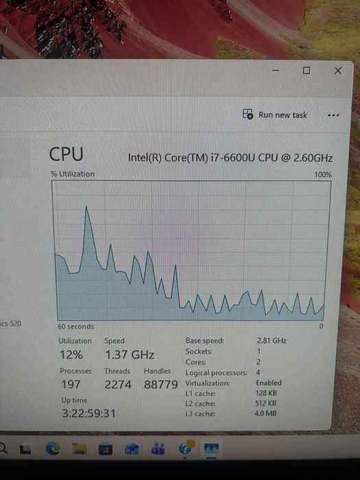 Hp Intel I7 6600U