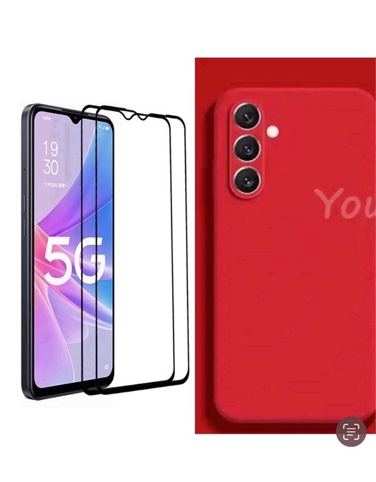 Samsung A22/A23/A25/A15/A24/A26 Husa TPU Catifea Inter + Folie Sticla
