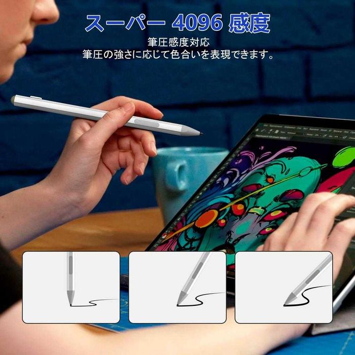 Creion Pix Microsoft Surface Pen Model 1776 NOU culoare gri si negru