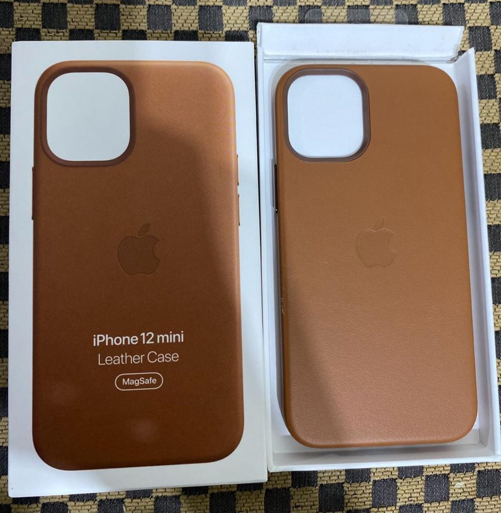 Apple leather case Iphone 12 mini оригинал: 11 500 тг. - Аксессуары для  телефонов Атырау на Olx