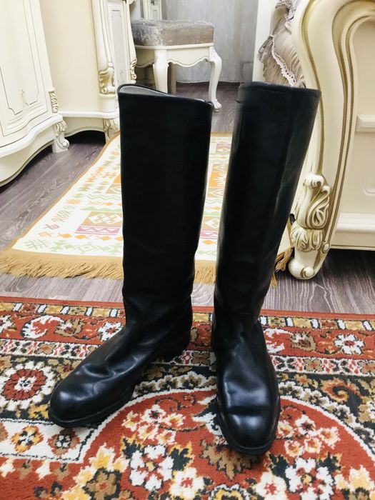 Хромовые сапоги СССР 80х Оригинал  100%