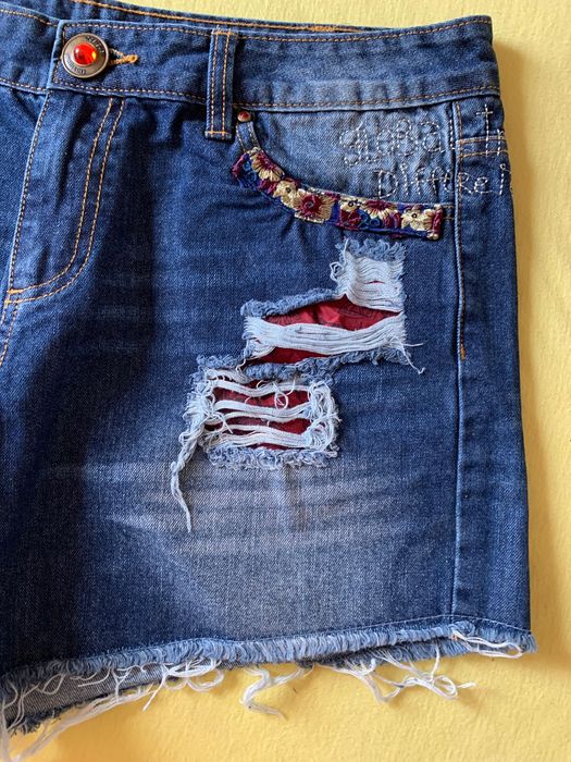 Дънкови къси панталони