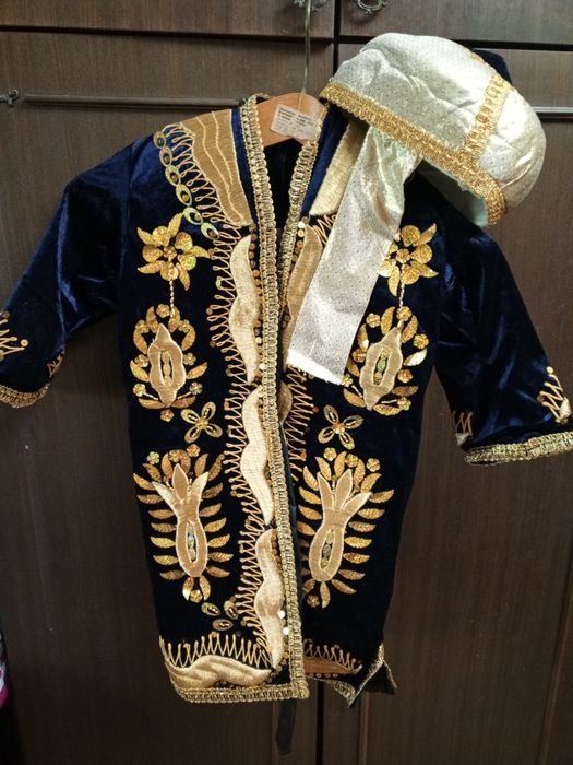 Чапан, чалма на мальчика, от 2 до 4 лет