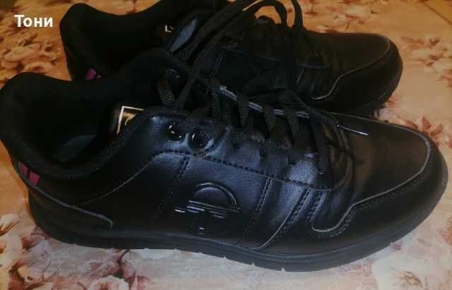 SERGIO TACCHINI Оригинал Нови Кожени Дамски Маратонки 39