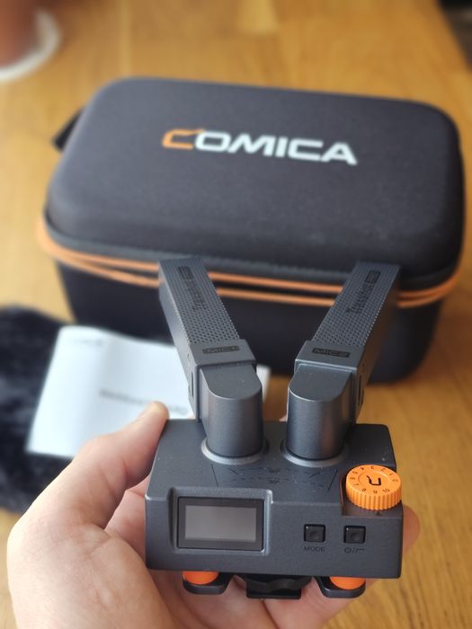 Нов професионален стерео микрофон (шотгън) Comica Traxshot Pro