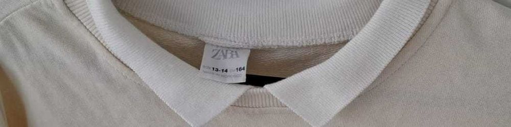 Bluza lunga Zara, cu inscriptie Paris, 13-14 ani, marimea 164