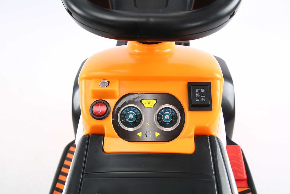 Mini excavator electric Kinderauto BJXZ219 incarcator electric Yellow