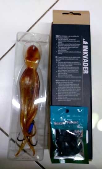 Примамка октопод за морски риболов - InkVader Octopus Jig 250g