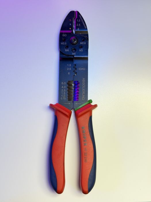 Cleste Knipex 97 22 240 de sertizat si dezizolat si taiat suruburi