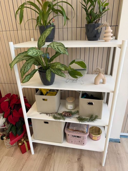 Етажерка бяла Като Нова