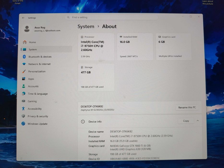 ASUS ROG Gaming Laptop