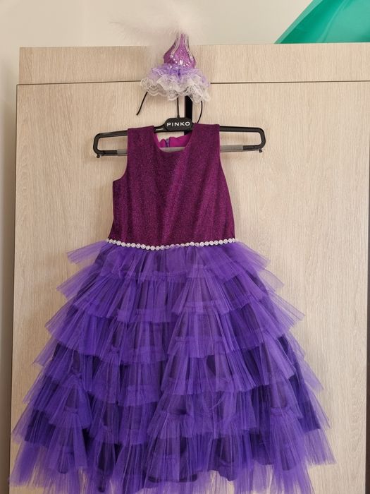 Нарябное детское платье