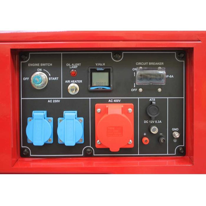 Generator de curent insonorizat SENCI SCD7500QN-3 ATS putere maxima 4,8 KW/400V 1,6 KW/230V, motor Diesel ATS inclus