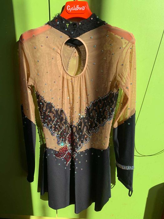 Състезателна рокля за фигурно пързаляне Flamenco / Tango