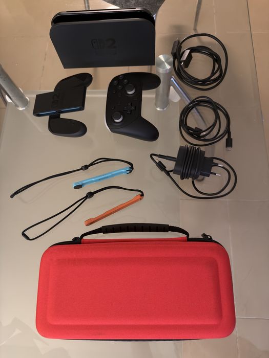 Nintendo Switch 2 + Pro Controller + 4 игри + Калъф — Пълен Комплект