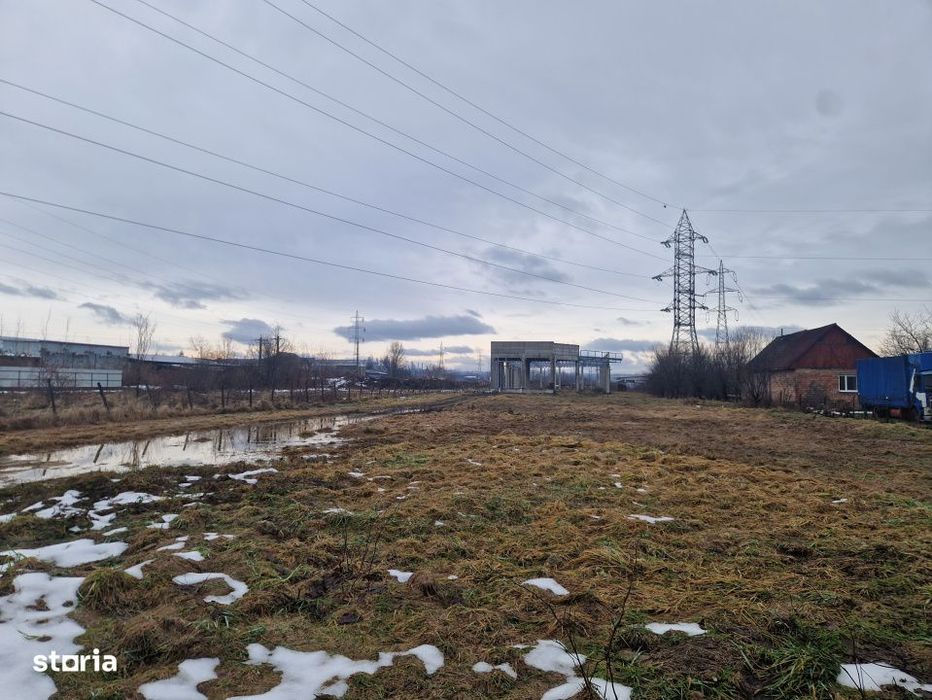 Teren cu hala in constructie, 4300 mp – zona KIA, str. Vasile Lucaci