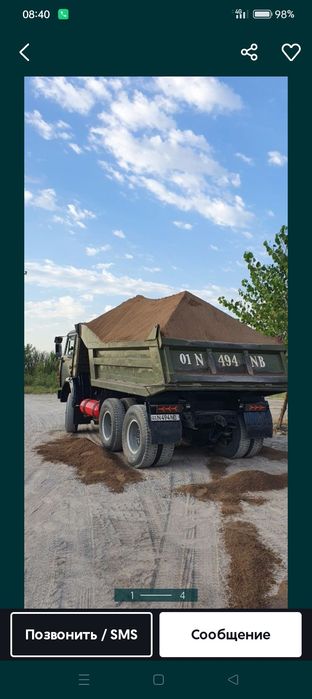 Klinis kampot sheben chinoz qum клинец щебень грунт песок камаз