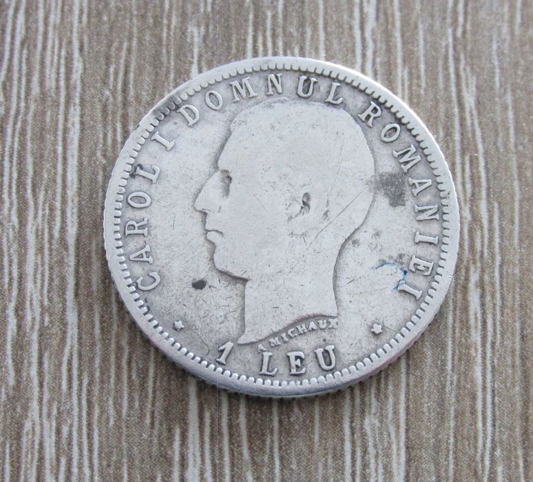 moneda argint 1 Leu 1906