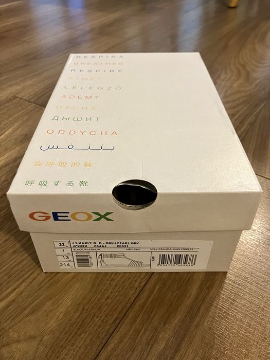 Детски сандали Geox Karly black/platinum