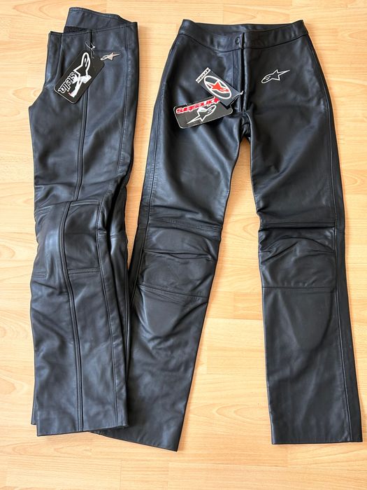 Два нови кожени дамски мото  панталона Alpine Stars