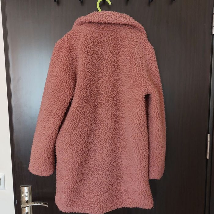 Розово палто 140см