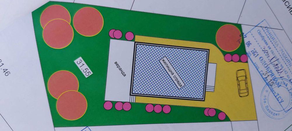 Продава се Парцел в Пловдив, Център - 721 кв.м за 97 €/кв.м - Снимка #3