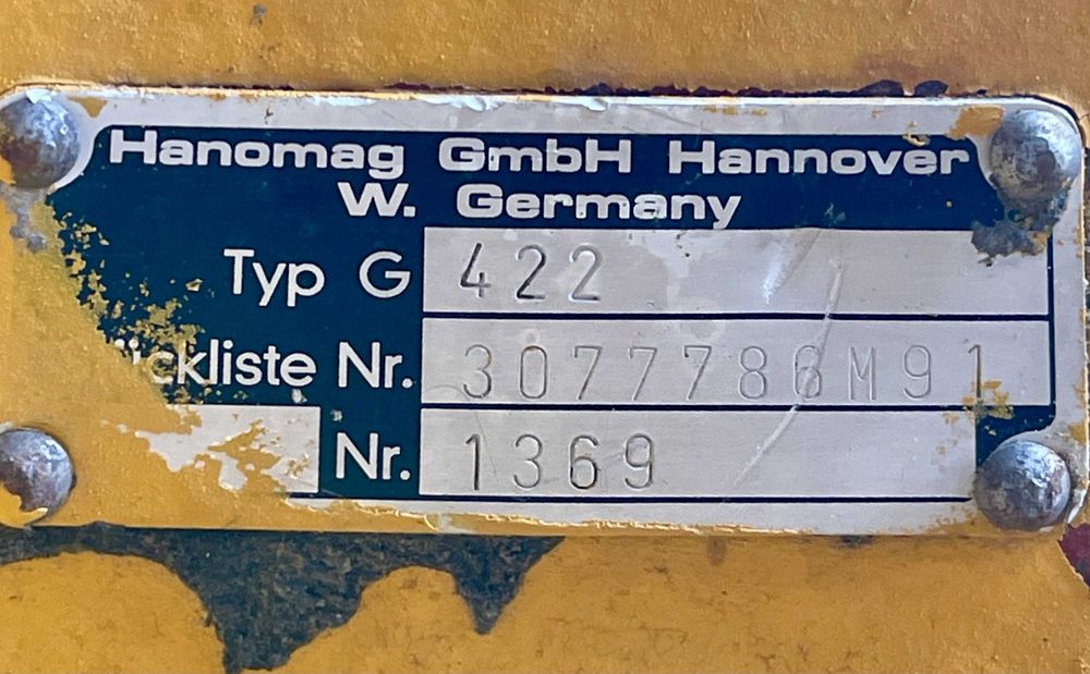 Cutie de viteze Hanomag G 422 de la Hanomag 44 D | 55 C