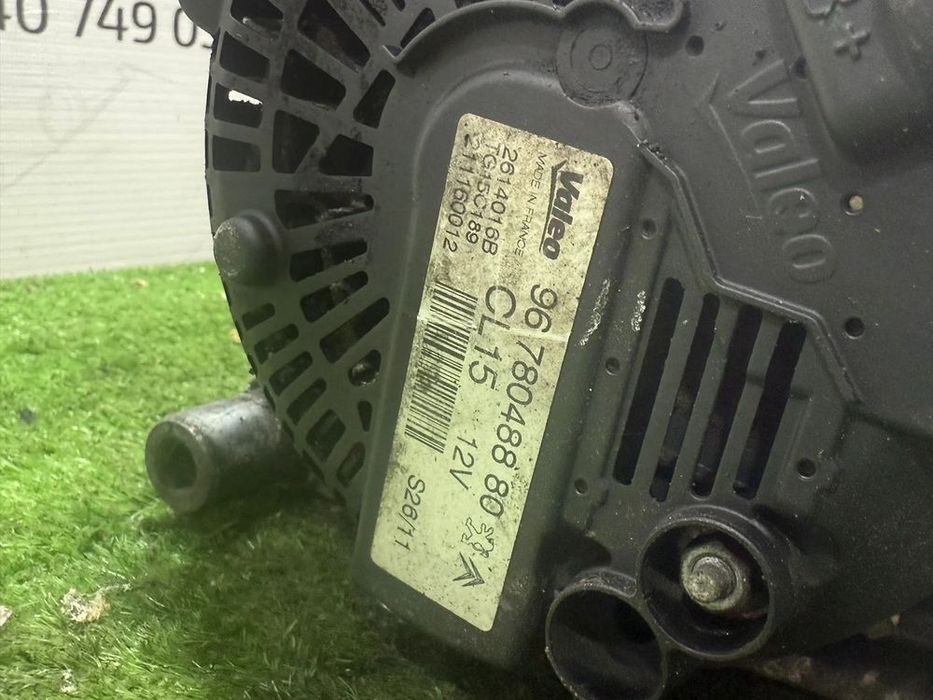 ALTERNATOR PEUGEOT RCZ GT HDI 2.0 DIESEL 2011 COD OEM 9678048880 / 5702J9 / 1638094380 / COUPE 2009-2015