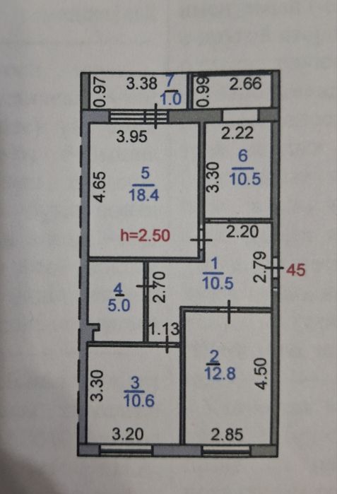 Продам 3 комнатную квартиру