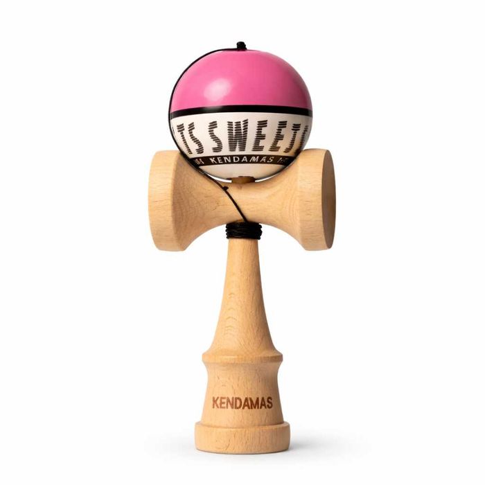 Kendama Lemn Natural – Joc de Îndemânare, Model Colorat