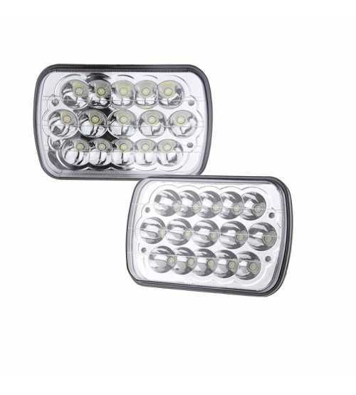 Set Set faruri LED JEEP Wrangler YJ / Cherokee XJ Toyota, ETC130W Black Edition