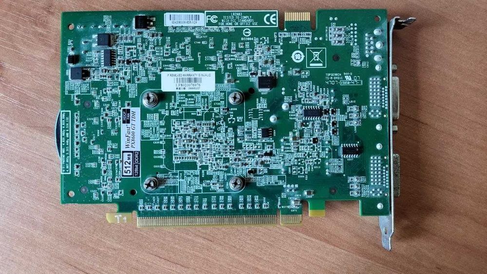 Ретро-видеокарта NVIDIA GeForce 8600 GT 512MB (Leadtek)