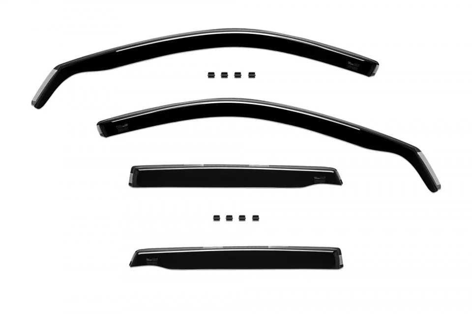 Paravanturi auto VOLVO XC60 2008-2023 ,cu cleme,negru fumuriu